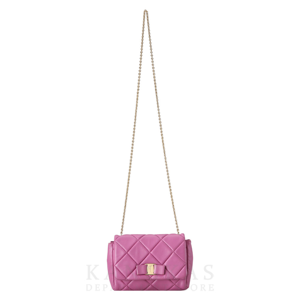 FERRAGAMO(USED)페레가모 바라리본 체인백